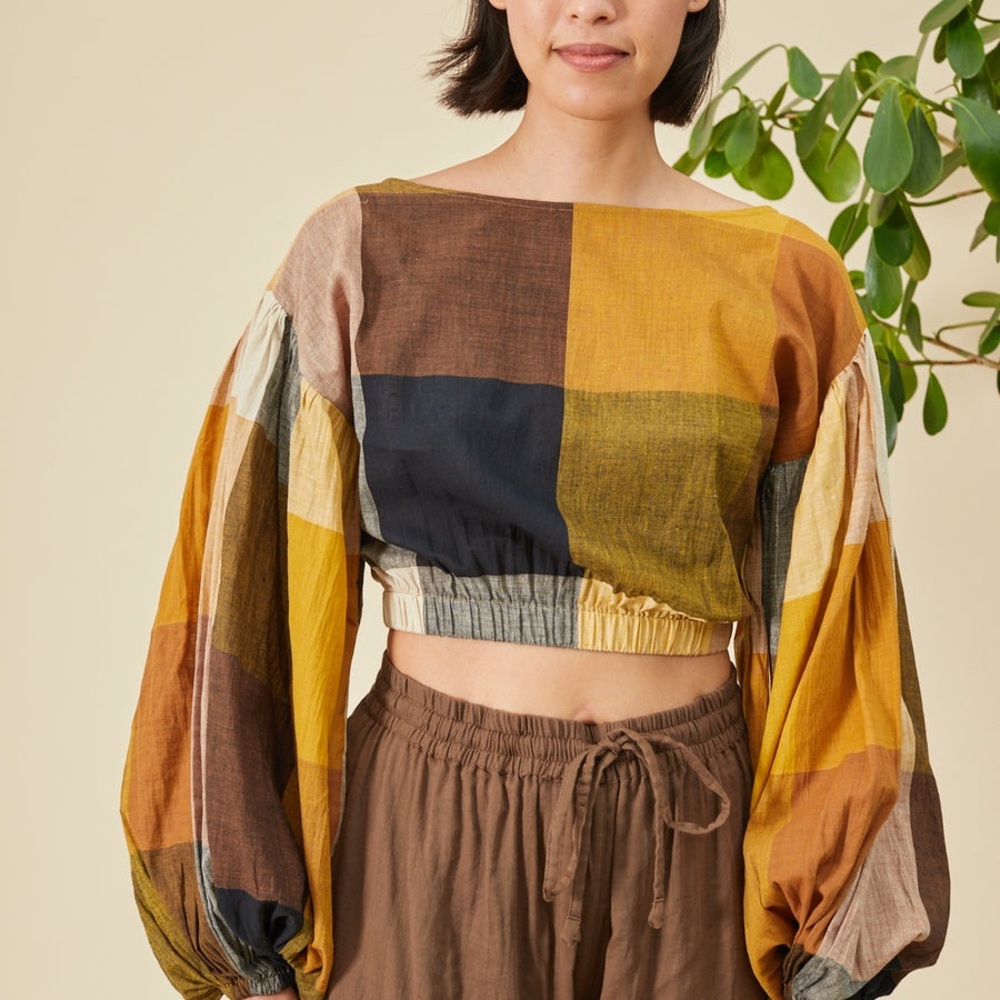 NWT Rujuta Sheth Elizabeth Top Marni Chex XL